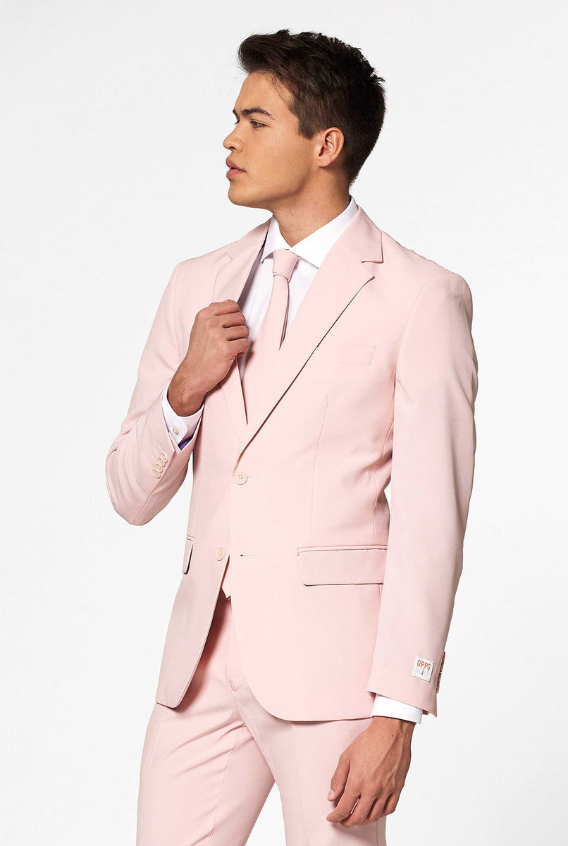 Blush pink sales suit jacket