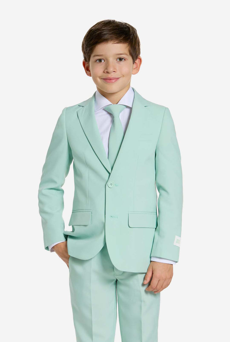 KID SUIT - Sage Green 3Piece Suit - Kid's Wedding Suit 2024 - Toddler Suit - Toddler Wedding Suit - Mint Green Suit - Light Green Kid Suit