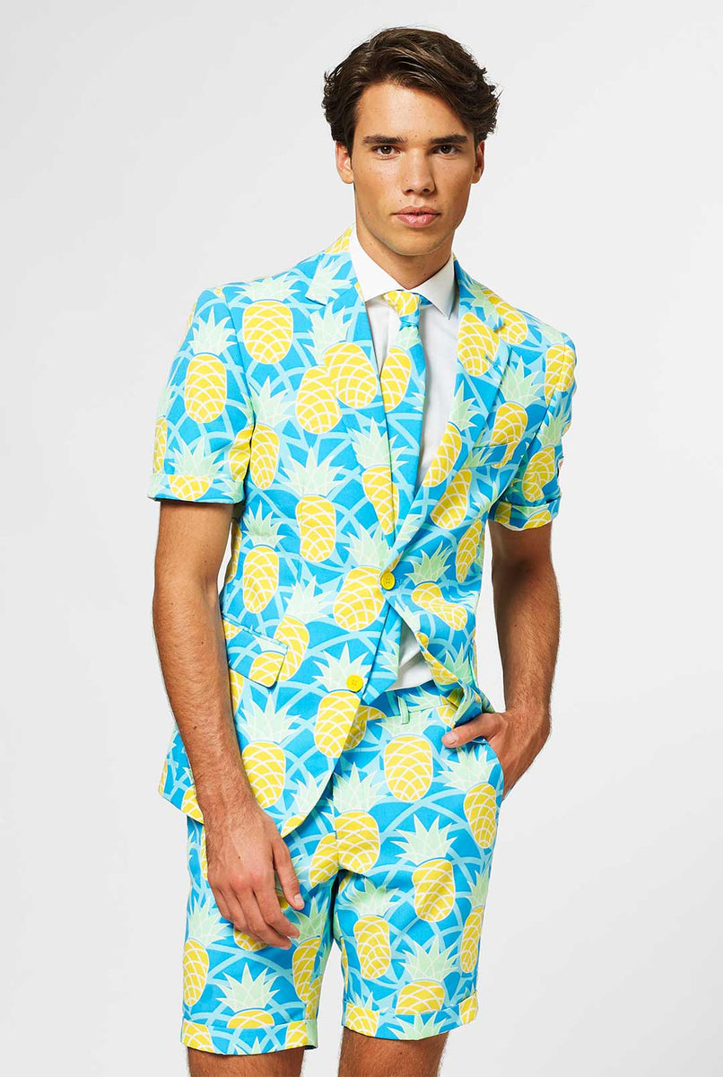 Summer Shineapple | Summer Suit with pineapple print | OppoSuits